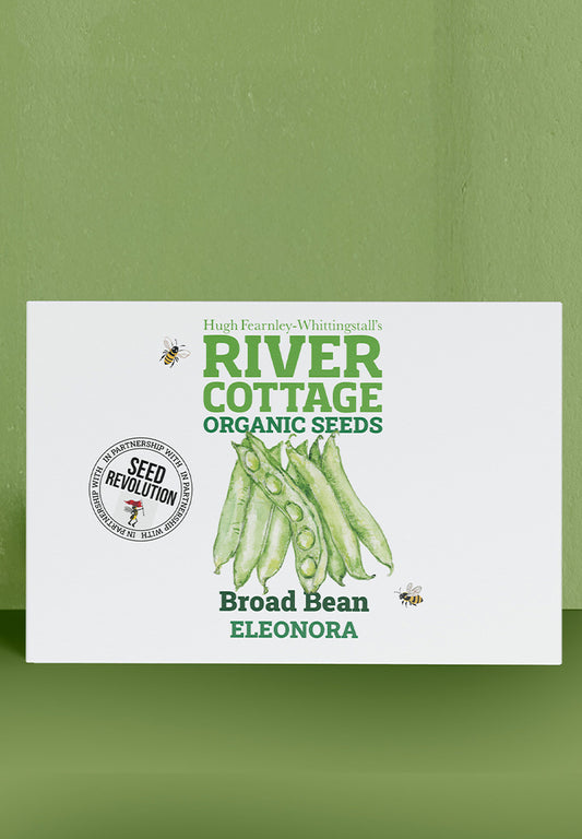 River Cottage Organic Veg Seeds - Broad Bean - Eleonora