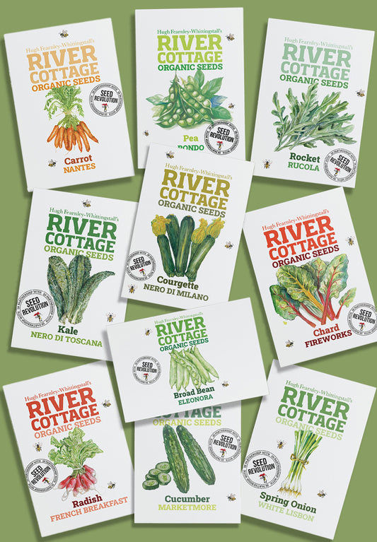 River Cottage Organic Veg Seeds - Kitchen Garden Bundle (10 Packs)
