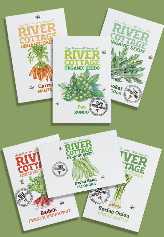 River Cottage Organic Veg Seeds - Starter Grow Bundle (6 Packs)