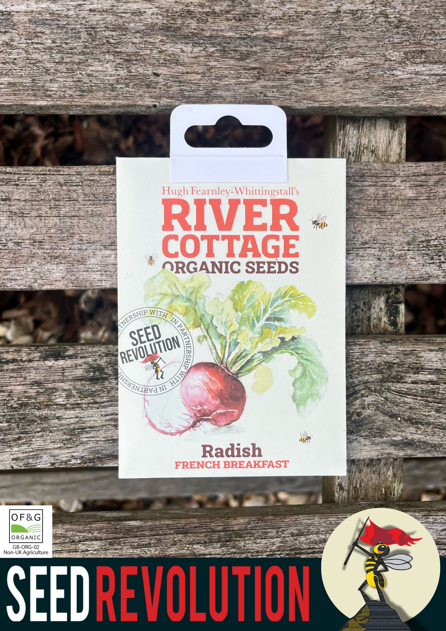 Organic Radish French Breakfast - River Cottage